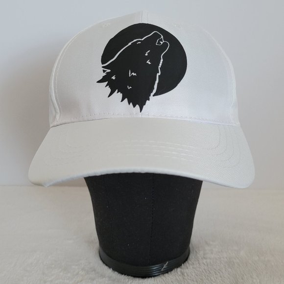 Howling Wolf Print Baseball Cap - Picture 1 of 11